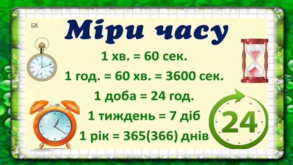 Математика 2 клас. Час. Одиниці вимірювання часу. За підручником Бевз В.Г. - YouTube