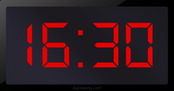 Digital LED 16:30 Alarm Clock Time PNG « Digital PNG