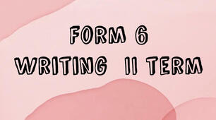 Form 6. Writing. Семестрова контрольна робота з письма II семестр
