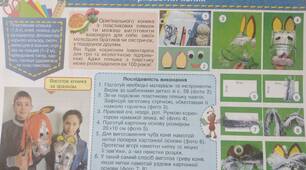 Конспект-конструктор уроку з дизайну і технологій 4 клас НУШ (Савченко) до альбома-посібника "Маленький трудівничок"Л.І.Роговська на тему "Гривастий коник"