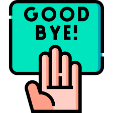 Good bye - Free communications icons