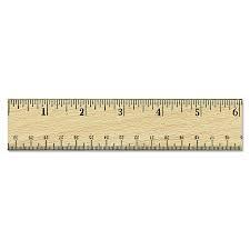 Universal® Flat Wood Ruler with Metal Edge — UNV59021 | OnTimeSupplies.com