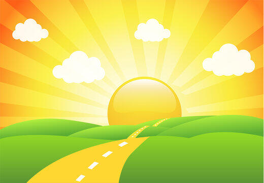 Sunny Day Cartoon Images – Browse 34,499 Stock Photos, Vectors, and Video | Adobe Stock