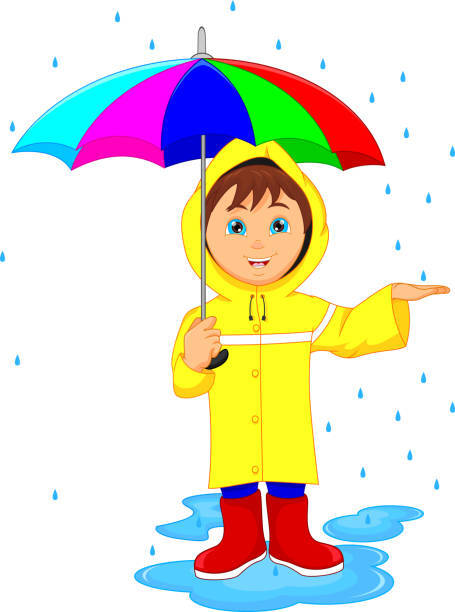 650+ Boy Raincoat Illustrations, Royalty-Free Vector Graphics & Clip Art - iStock | Kid raincoat, Fireman costume, Girl raincoat