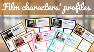 Робочі аркуші "Film characters'profiles" 🎧