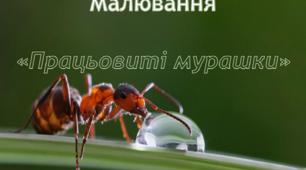 Малювання. Середня група. "Працьовиті мурашки"