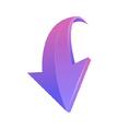 Free PSD gradient arrows design