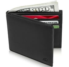 Гаманець для чоловіка Genuine Leather Slim Bifold Mens Wallet With Flip-Up ID Window RFID Blocking - 183280769767 - купить на eBay.com (США) с доставкой в Украину | Megazakaz.com