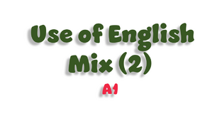 Use of English Mix - 2 (A1)