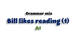 Bill likes reading (1) - A1
