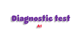 Diagnostic test - A1