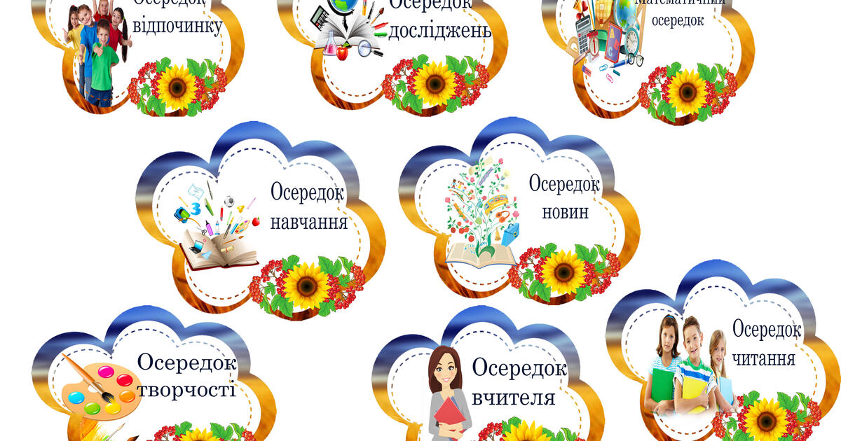 Осередки НУШ 5 клас | Ілюстрації. Різне