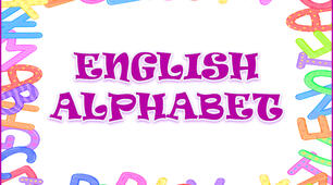 Демонстраційний матеріал "English alphabet" ("Англійська абетка")