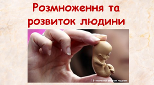 ТО "Розмноження та розвиток людини"