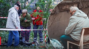 Біда... Біда...Кругом одна Біда...  Лежить дитина... Мама молода...
