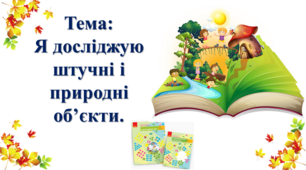 Я досліджую штучні і природні об’єкти. І. О. Большакова, М. С. Пристінська. 2 клас. І частина