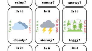 Інтерактивна гра "Go fish ! Weather"