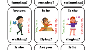 Інтерактивна гра "Go fish ! Present Continuous"