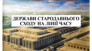 Презентація на тему "Держави Стародавнього Сходу на лінії часу" 6 кл НУШ